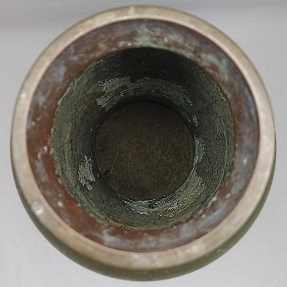 Mid Century Ikora Patinated Bronze Vase MADE IN GERMANY